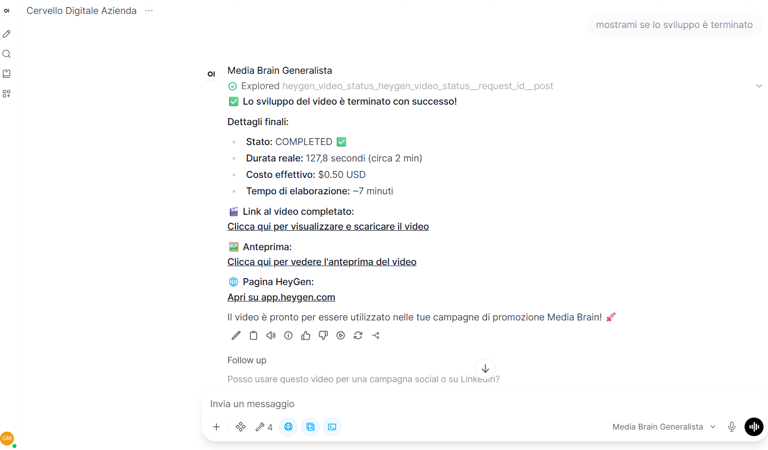 Generazione video - fase 5